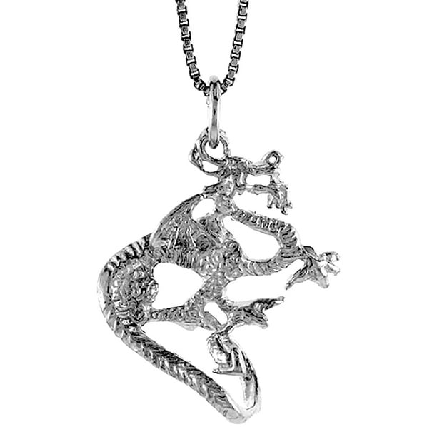 925 Sterling Silver Dragon Charm 925 Sterling Silver Dragon Charm